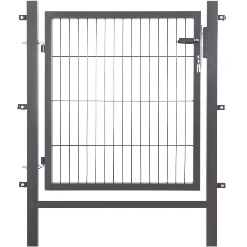 Floraworld Jednokřídlá branka Easy antracitová 100 cm x 100 cm