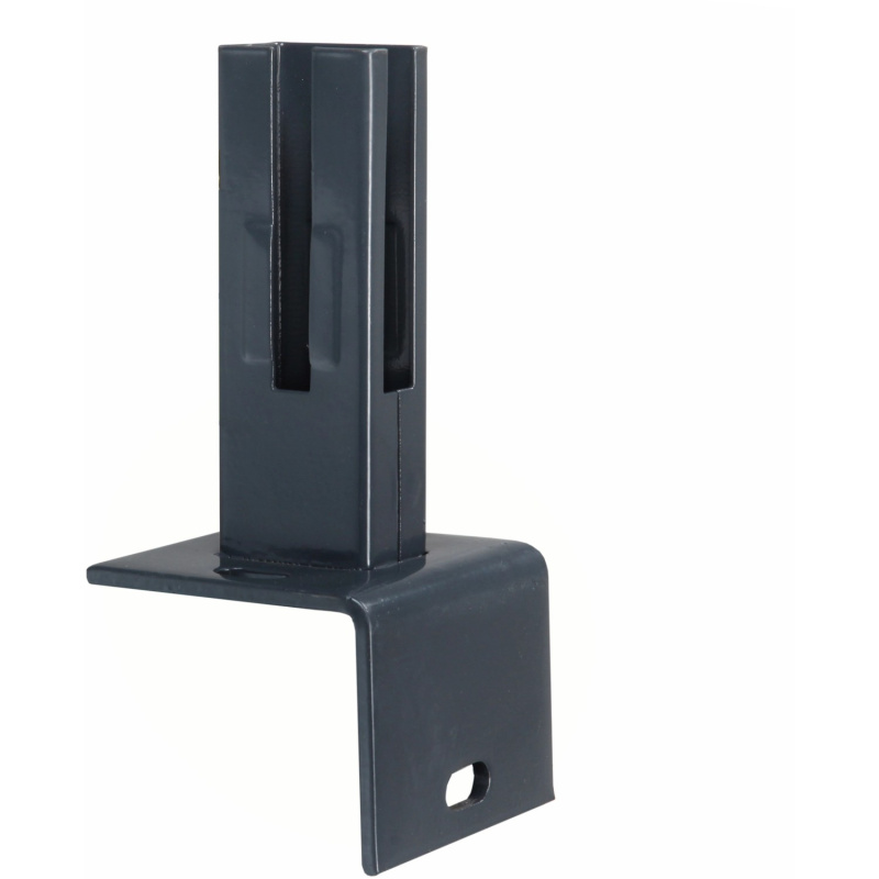 Floraworld Úhlová opěrná patka pro plotové sloupky, antracitová, 60 x 40 mm