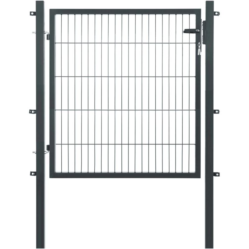 Floraworld Jednokřídlá branka Comfort dvojitá výplň antracitová 120 x 100 cm