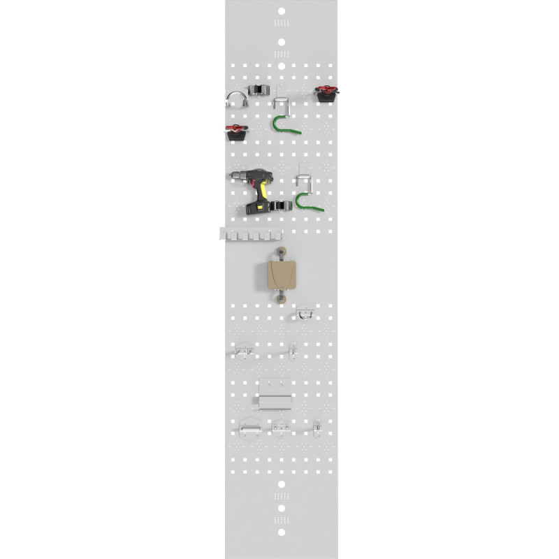 Policové podpěry pro zahradní domek na nářadí, 6 x 172 cm, 2 ks