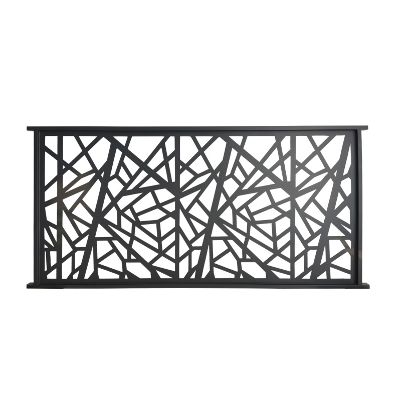 Floraworld Dekorativní hliníkový plot Amsterdam antracit 200 x 100 cm