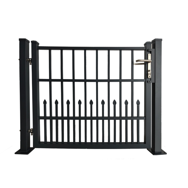 Floraworld Dekor. jednokřídlá branka Bremen k přip.hmožd. antracit 120 x 103 cm