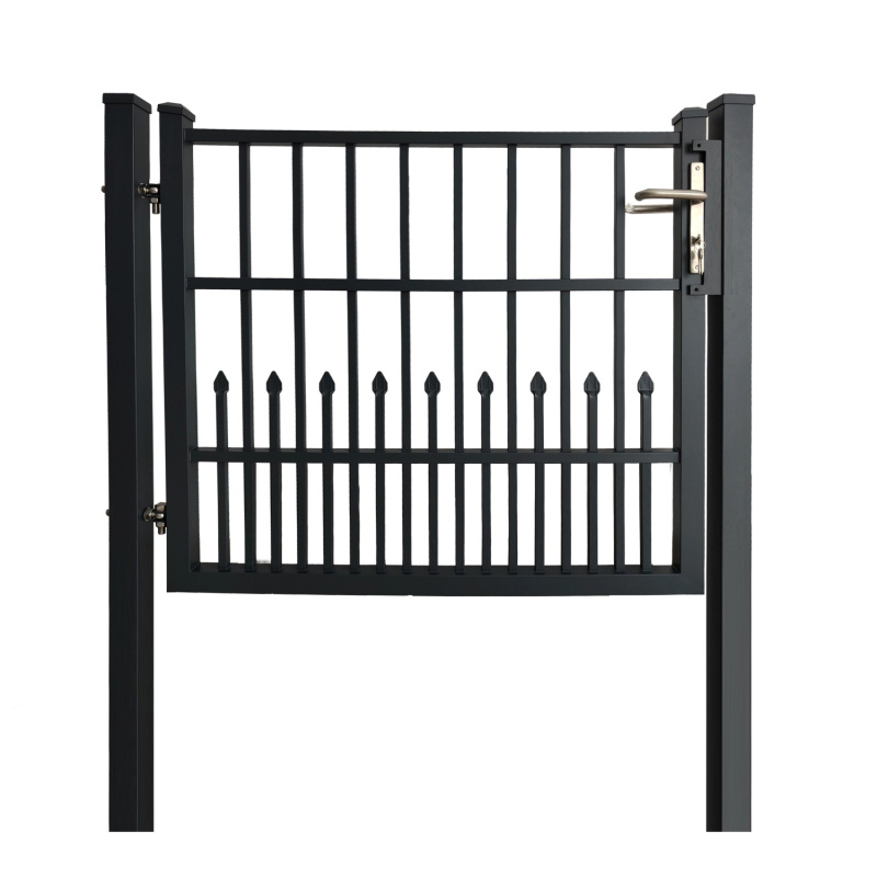 Floraworld Dekor. jednokřídlá branka Bremen k zabet. antracit 120 x 103 cm