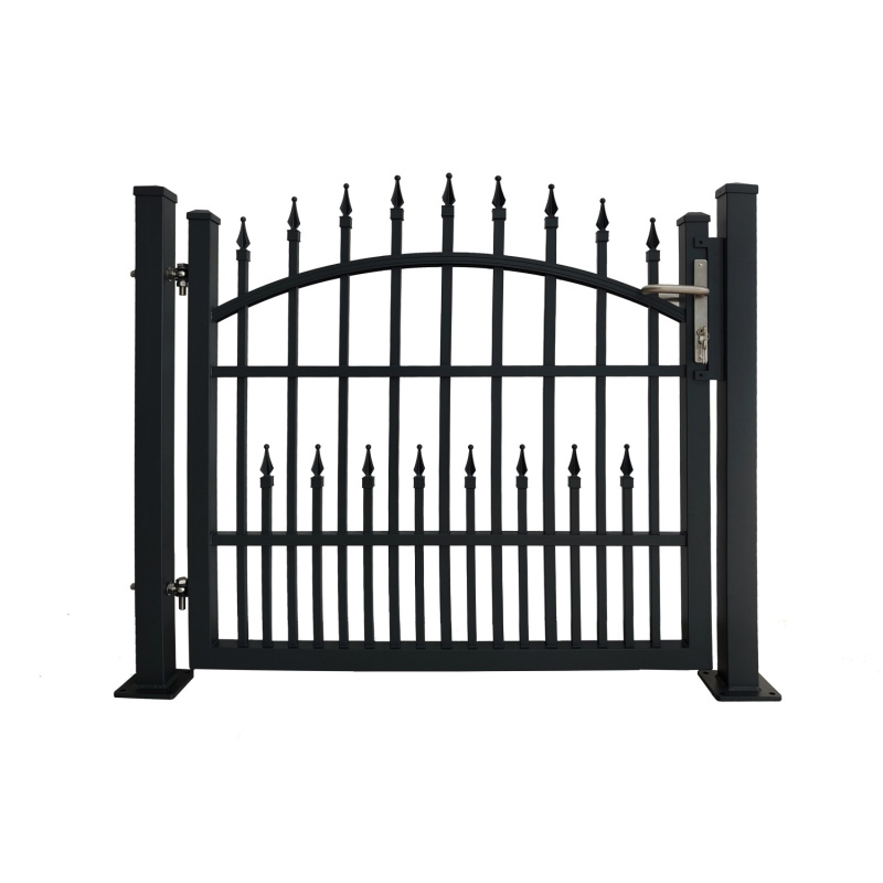 Floraworld Dekor. jednokřídlá branka Avignon k přip.hmožd. antracit 120 x 110 cm