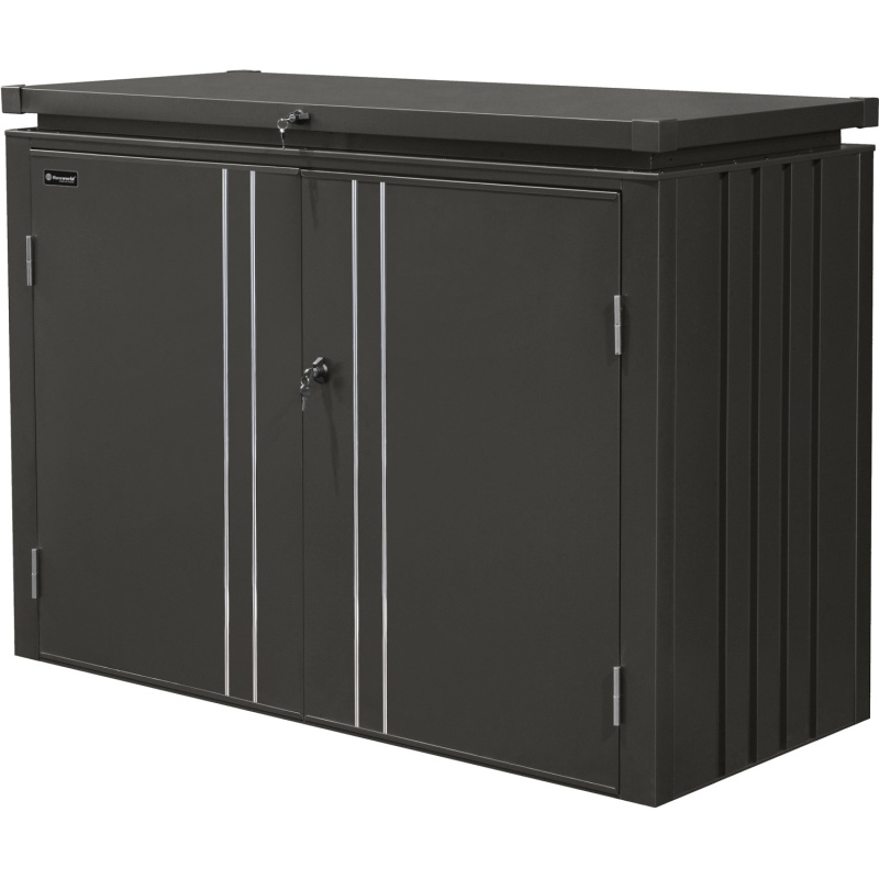Floraworld Plechová nízká zahradní skříň 160 x 119 x 70 cm