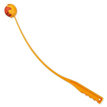 Katapult s mechovým gumový míčem TRIXIE 6cm/70cm 