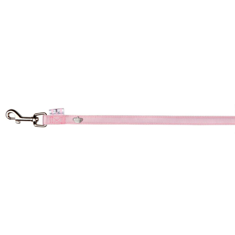 Vodítko Softline DOG PRINCESS růžové S 1,00 m/15 mm - DOPRODEJ