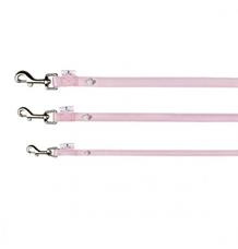 Vodítko Softline DOG PRINCESS růžové S 1,00 m/15 mm - DOPRODEJ