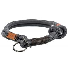 BE NORDIC stahovací obojek, tmavošedá/hnědá L-XL: 55cm/13mm