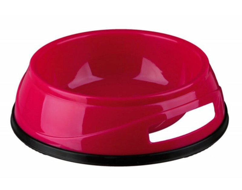 Plastová HEAVY miska s gumovým okrajem modrá 0,3 l/ 12 cm