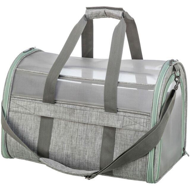 Transportní taška DILLON, 33 × 32 × 54 cm, do 10 kg, šedá/mátová 1 ks