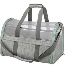 Transportní taška DILLON, 33 × 32 × 54 cm, do 10 kg, šedá/mátová 1 ks