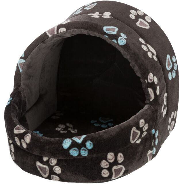 Plyšová kukaň JIMMY šedá s tlapkami 40 x 35 x 35 cm