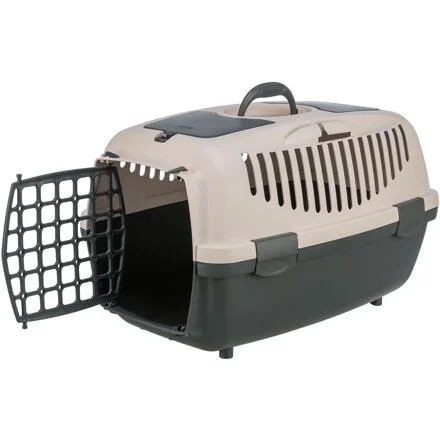 Transportní box CAPRI II 37x34x55cm max.do 8kg, tmavěšedá/tělová 1 ks