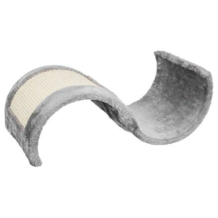 Škrábací VLNA Wavy sisal šedá/přírodní