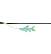 Udice s rybkou, zelená  42 cm