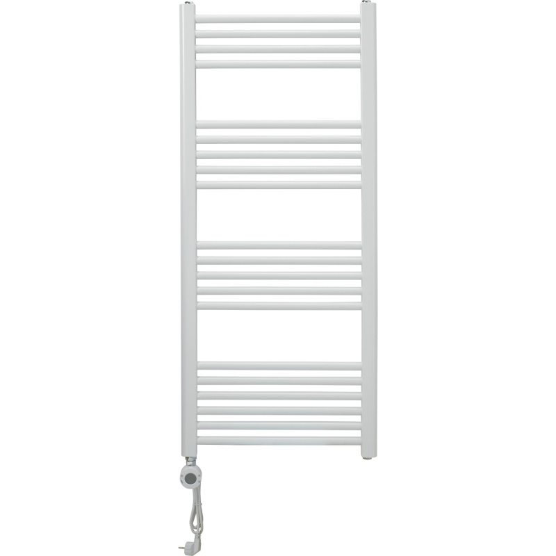 VLC Elektrický koupelnový radiátor Wuppertal bílý 700 W, 50 x 120 cm