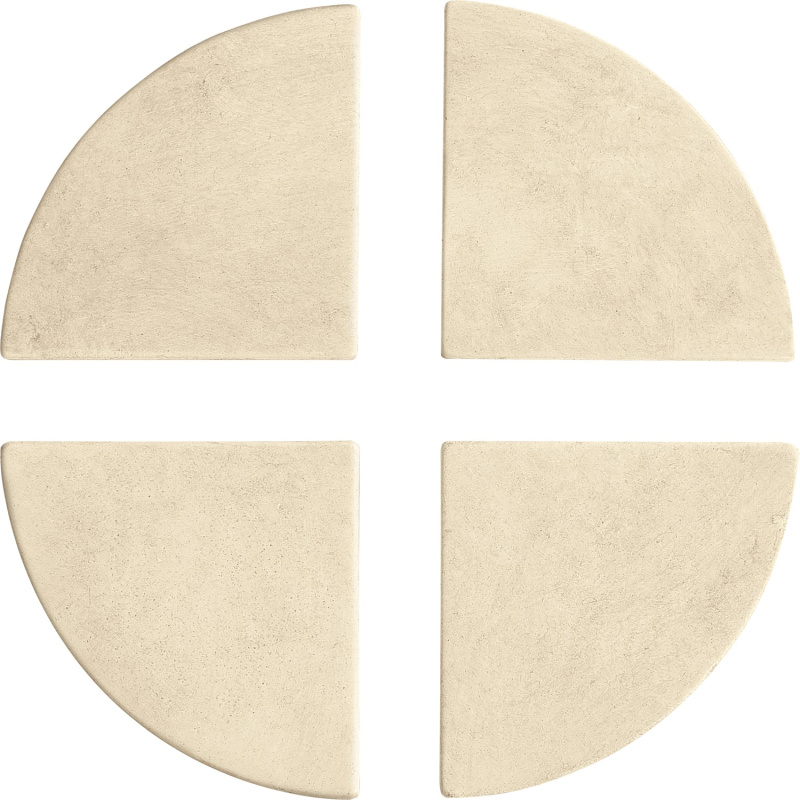Podložky pod květináč 7 cm x 7 cm pískové 4dílná sada