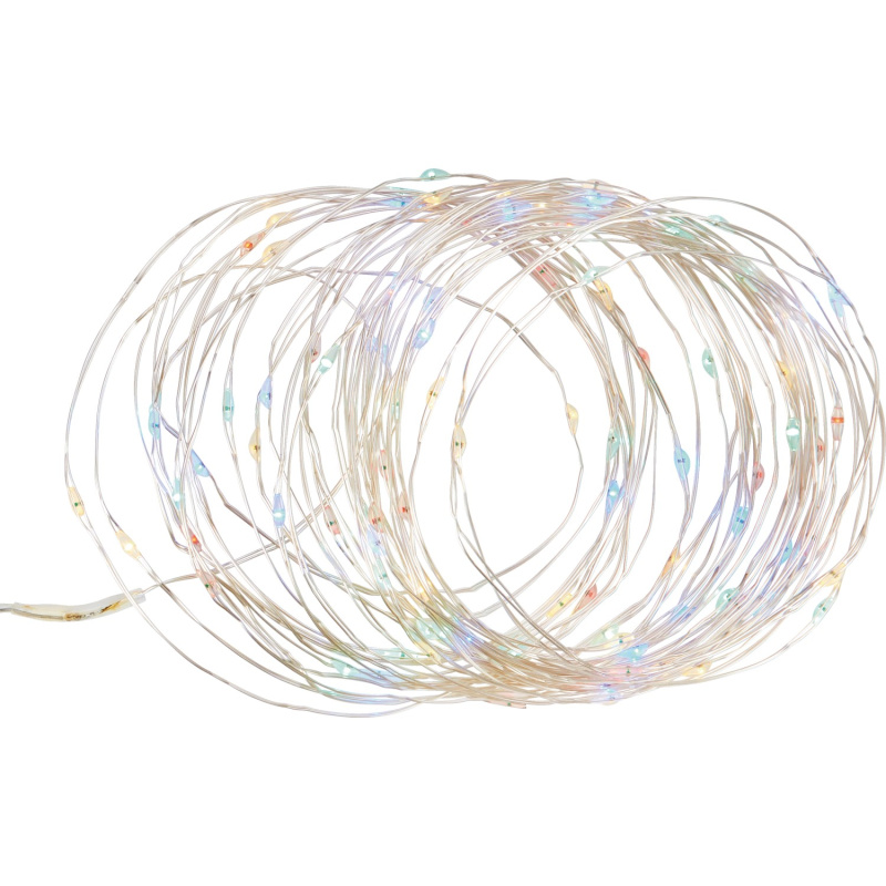 Solární světelný řetěz Longo, 100 LED, vícebarevná, 11,9 m
