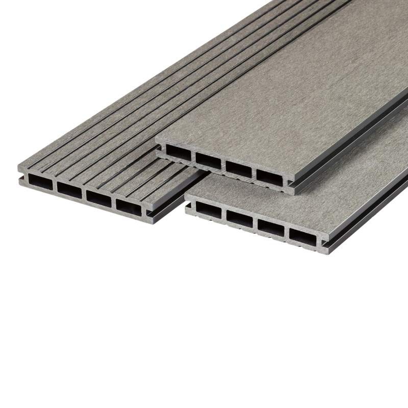 OBI WPC terasové prkno světle šedé 3000 x 21 x 145 mm