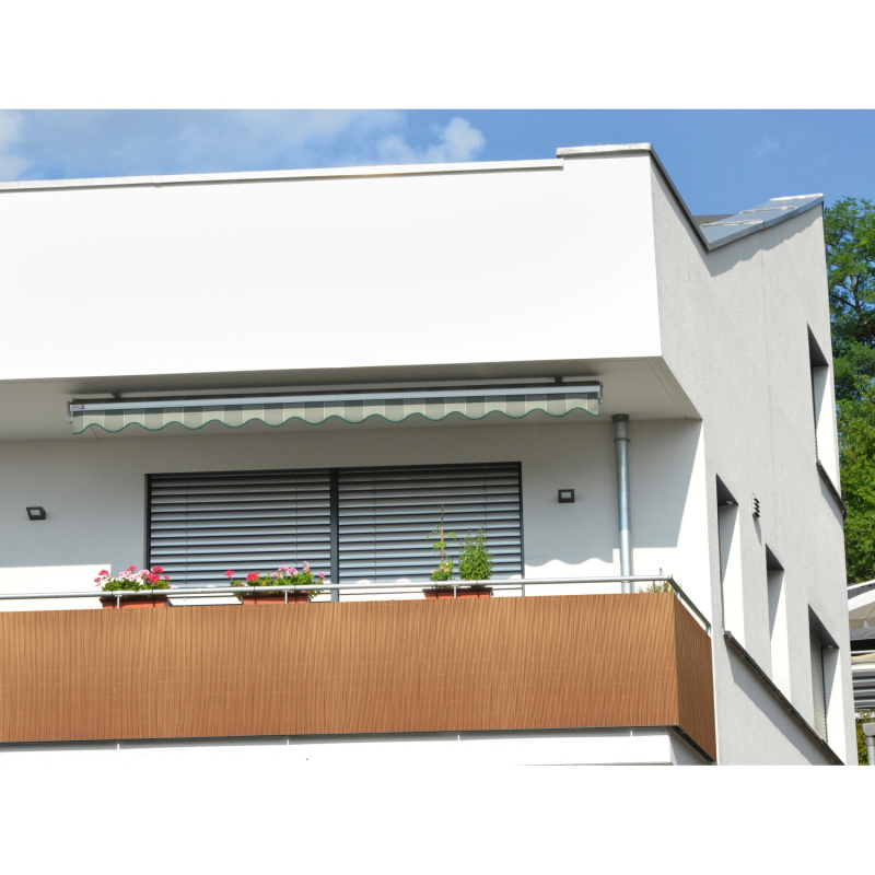 VLC Balkónová zástěna LOP hnědá 90 x 300 cm