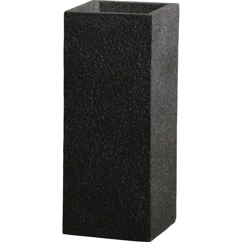 Květináč Calais, antracitová, 26 x 26 x 60 cm