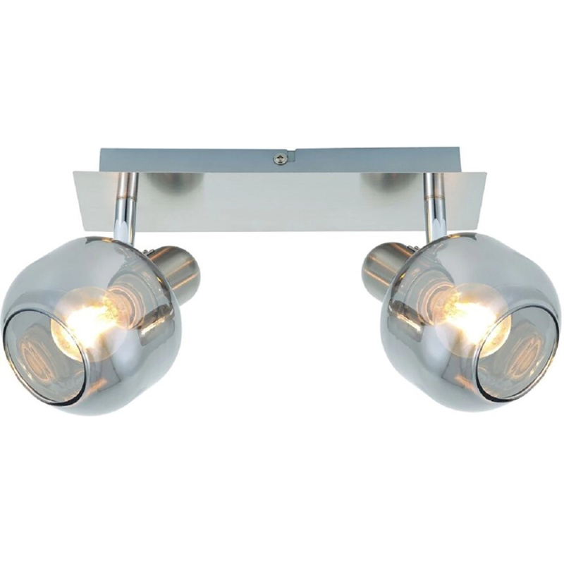 OBI Bodové svítidlo s kouřovým sklem 2 x E14