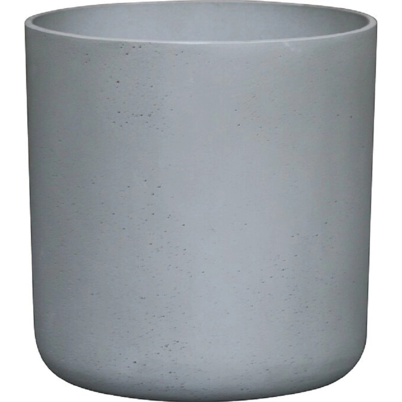 Obal na květináč světle šedý 15 cm