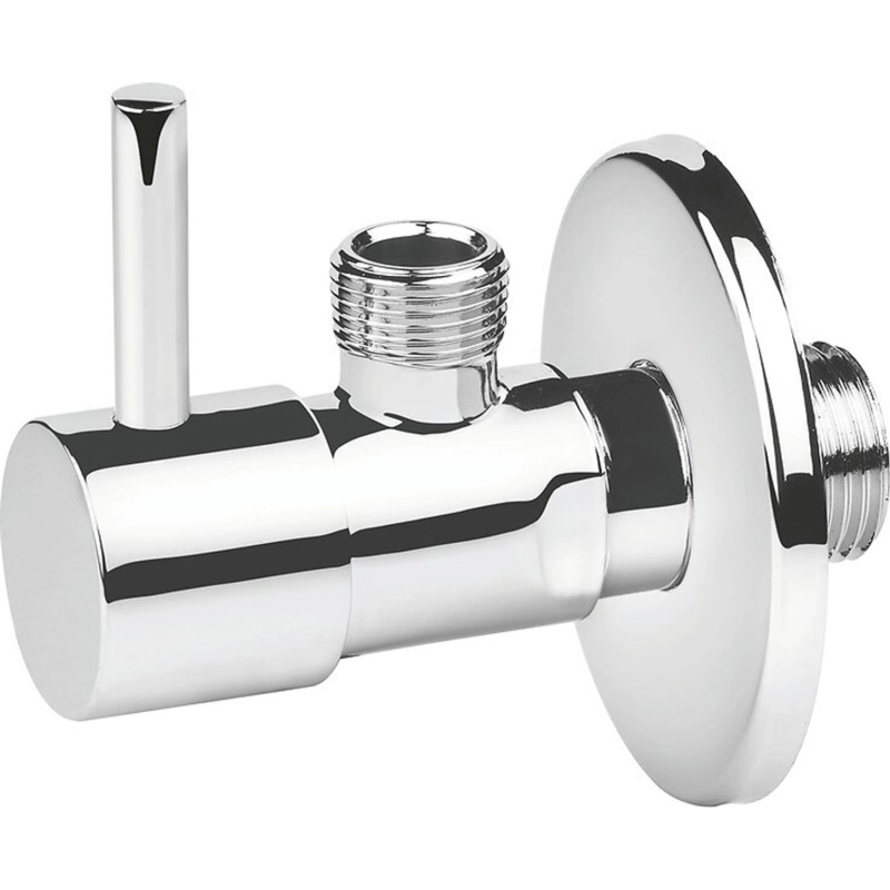 baliv Designový rohový ventil EV-3410 s páčkou, chrom, 1/2" x 3/8"