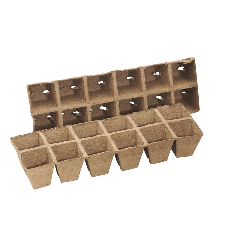 OBI Living Garden Výsadbové květináče hranaté 24 ks, 6 x 6 cm