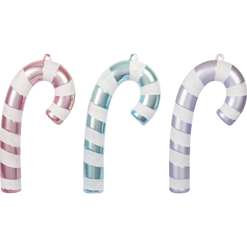 Sada ozdob na stromeček mix barev, 6 ks