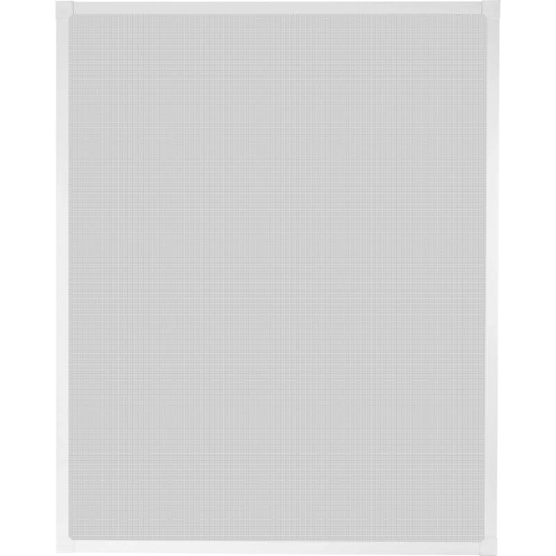 Rám do okna s ochrannou sítí proti hmyzu hliník 100 x 80 cm, bílý