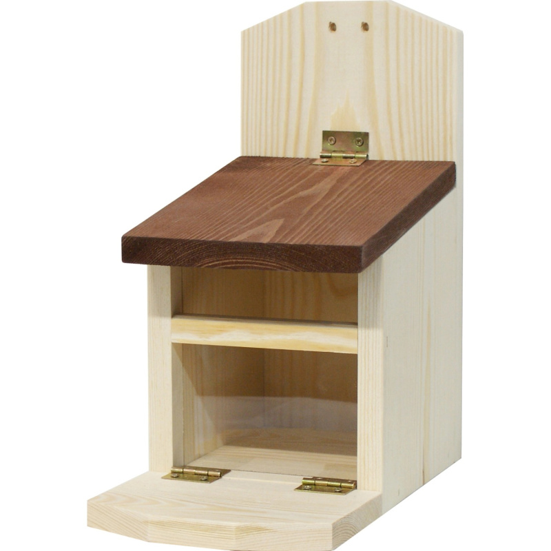 Dřevěné krmítko pro veverky 14 x 25 x 28 cm