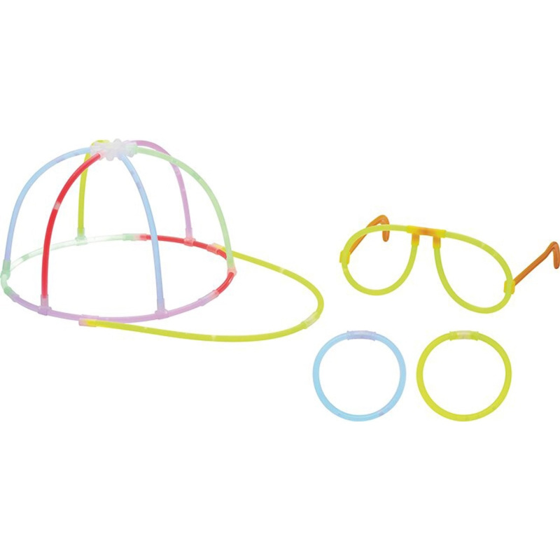 Svítící tyčinka - party sada čepice