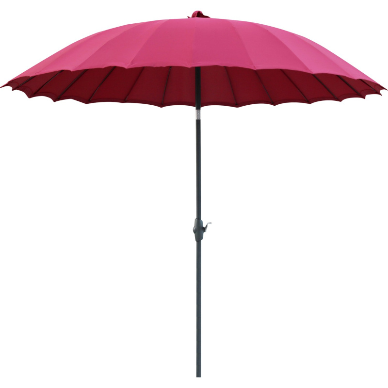 Slunečník Limon ve stylu Dálného východu, burgundská, pr. 270 cm