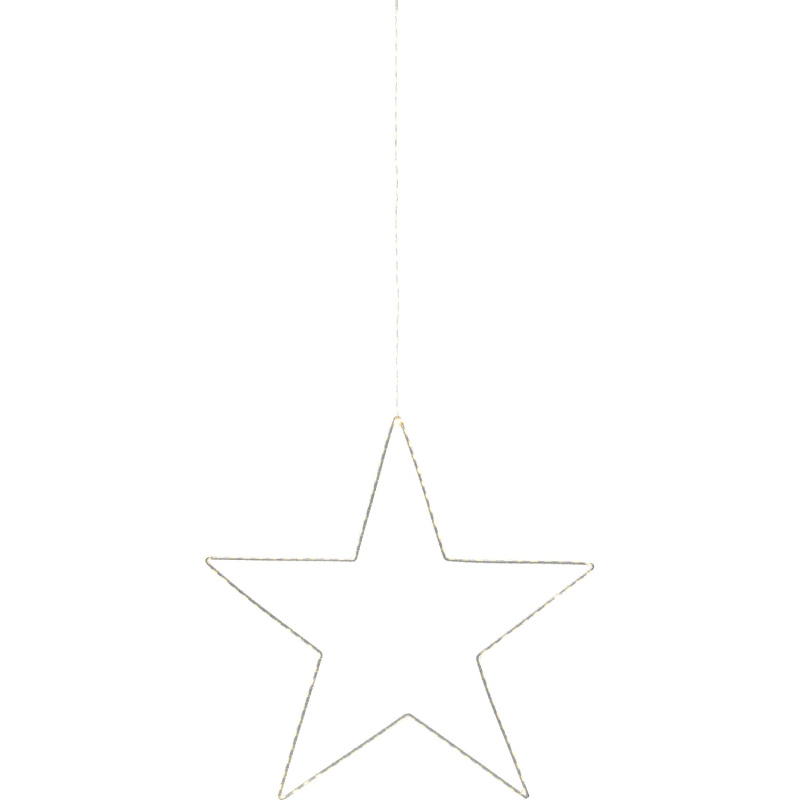 Vánoční LED dekorace hvězda, 140 diod, 58 cm