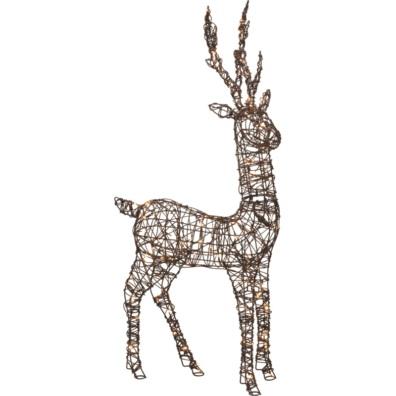 Vánoční LED dekorace sob, 200 diod, 122 cm