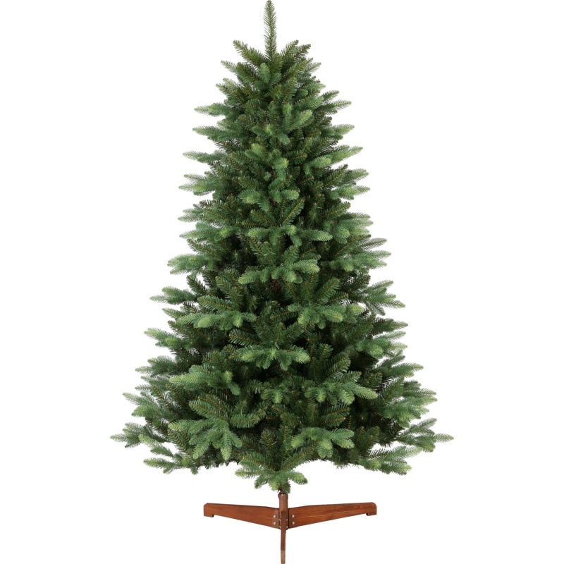 VLC Umělý vánoční stromeček Midsund XL jedle zelená pr. 117 x 180 cm