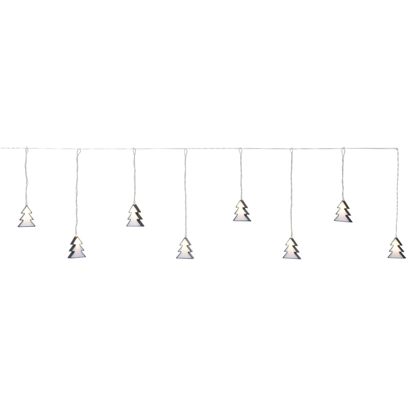 Vánoční dekorativní LED řetěz, 8 diod, různé druhy, 150 cm