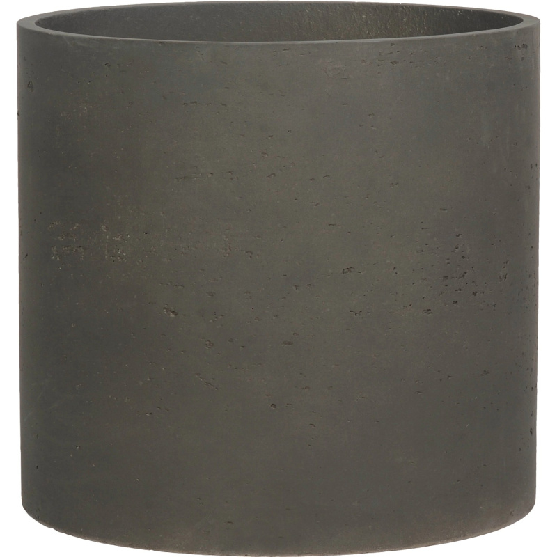 Válcový květináč antracit 31 cm x 31 cm x 30 cm
