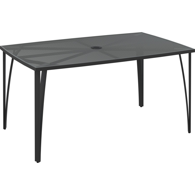 VLC Zahradní stůl Sacramento šedý 72 x 90 x 150 cm