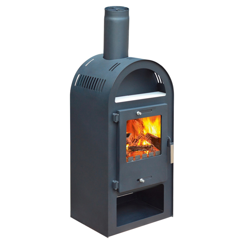 Krbová kamna Magna 3.0, 7 kW, černá, 127 x 48 x 35,5 cm