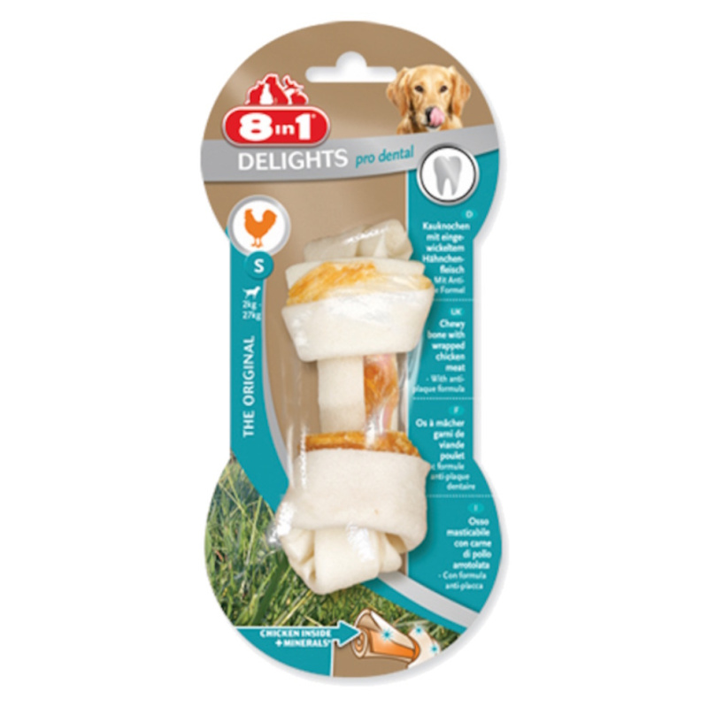 Kost 8in1 Dental Delights žvýkací S 1 ks