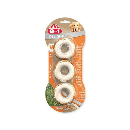 Kroužky 8in1 Delights žvýkací 3 ks