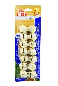 Kosti 8in1 Beef Delights žvýkací XS 7 ks