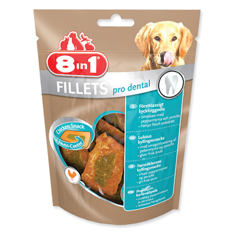 Pochoutka 8in1 Fillets Pro Dental 80 g