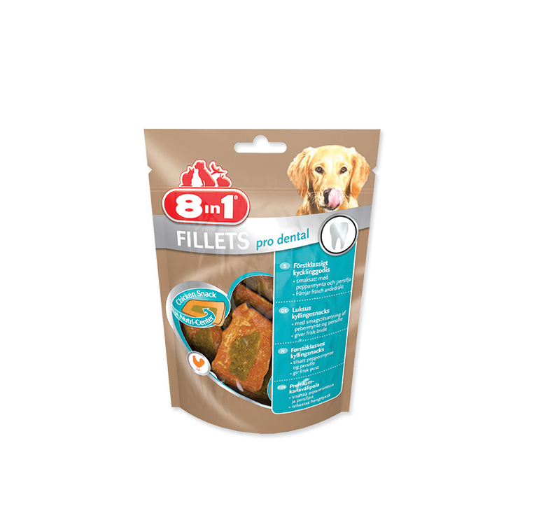 Pochoutka 8in1 Fillets Pro Dental 80 g