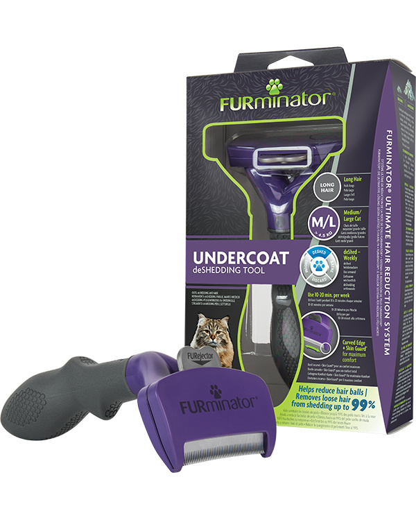 FURminator hrablo M/L Long Hair pro kočky New  1 ks