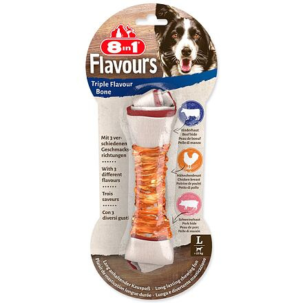 Kosti žvýkací 8in1 Triple Flavour L 1 ks
