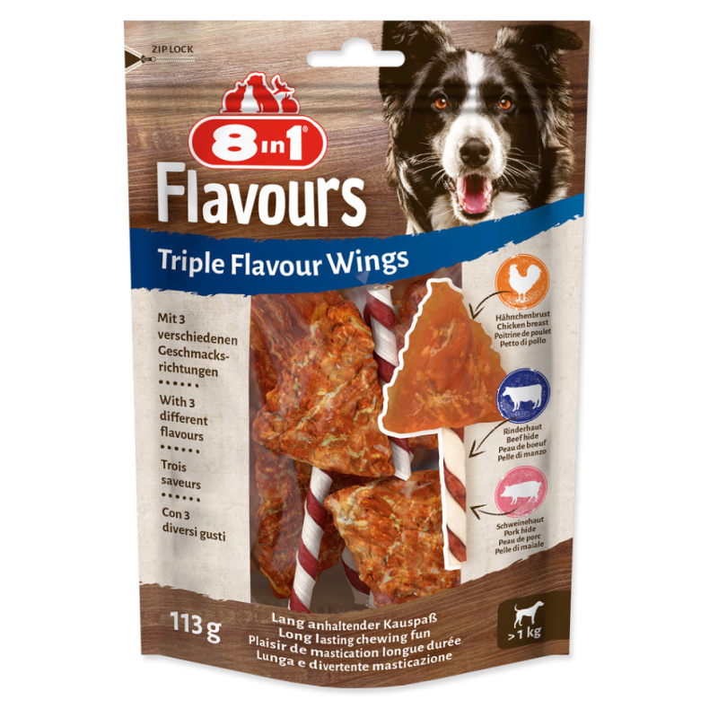 Křidýlko žvýkací 8in1 Triple Flavour 6 ks